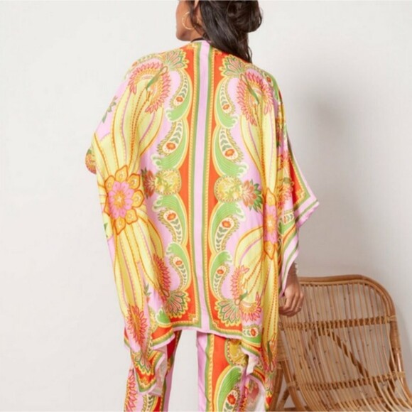 Farm Rio Beach Toucans Scarf Kimono Beach Cover Multi Size Small Eco-Friendly - Picture 4 of 16